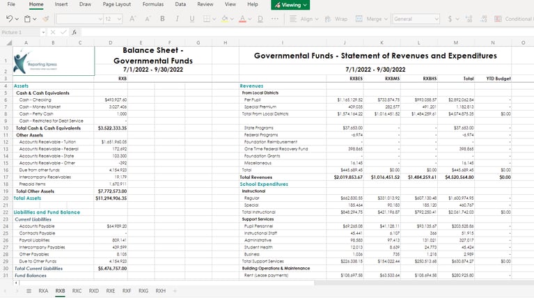 Unboxing the Combined Income Statement & Balance Sheet Report